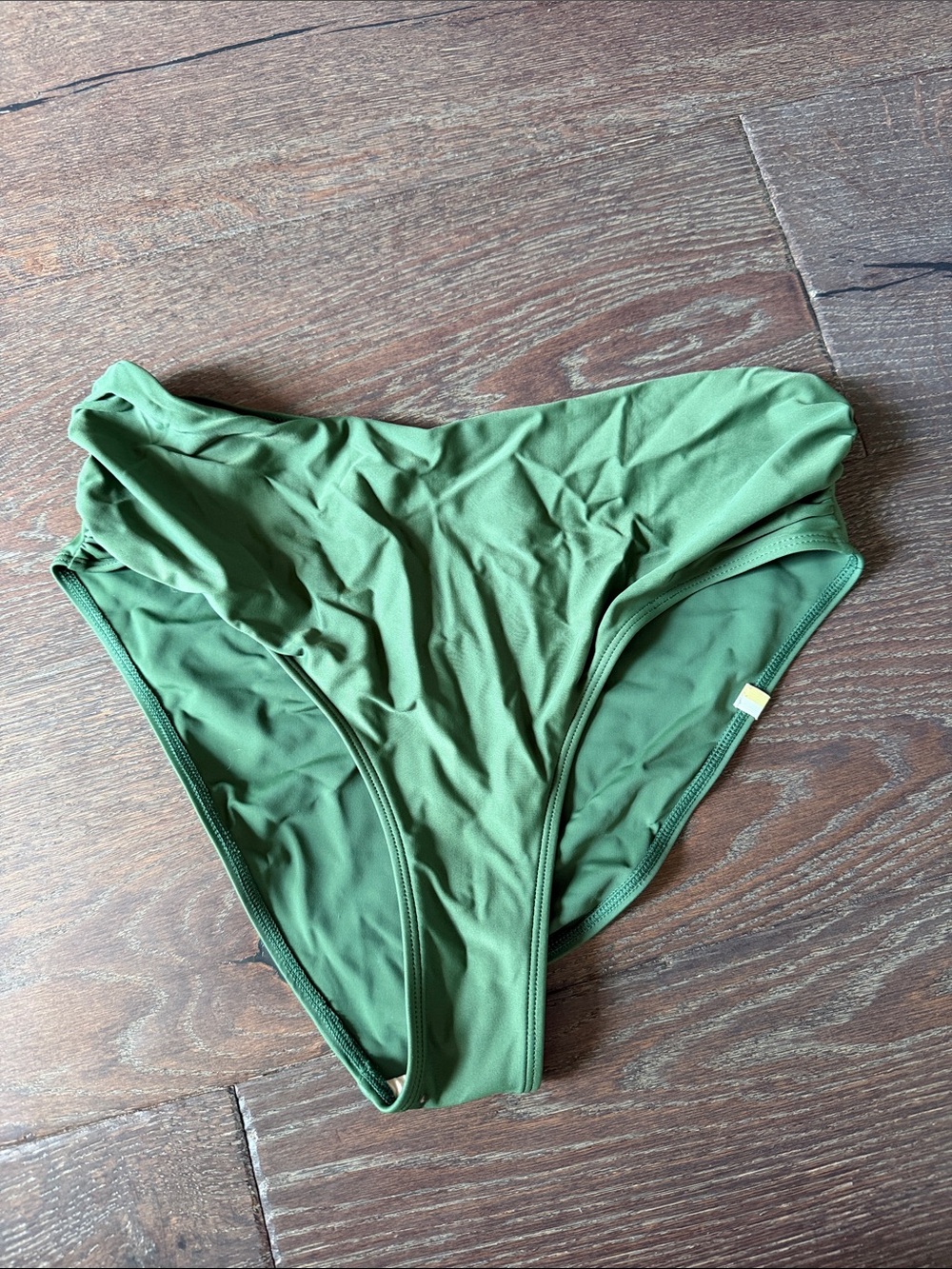 summersalt Green High-Waist Bikini Bottoms
